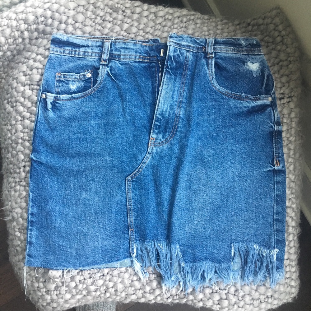 NWOT Zara Denim Skirt